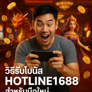 วิธีรับโบนัส HOTLINE1688 สำหรับมือใหม่