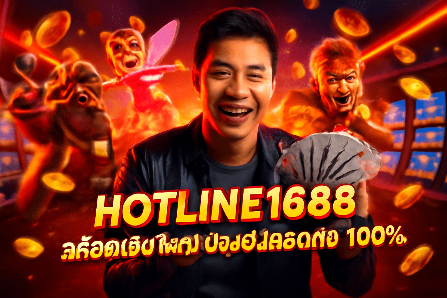 HOTLINE1688 สล็อตเว็บใหญ่ บัญชีปลอดภัย 100%